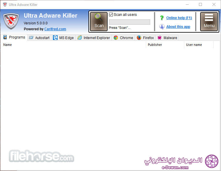 Ultra adware killer screenshot 01