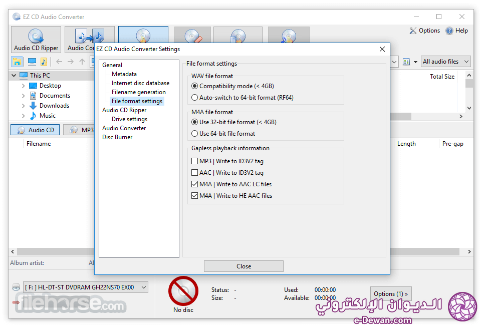 Ez cd audio converter screenshot 05