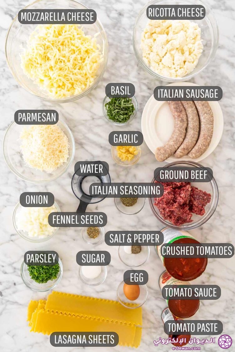 The best lasagna ingredients 750x1125