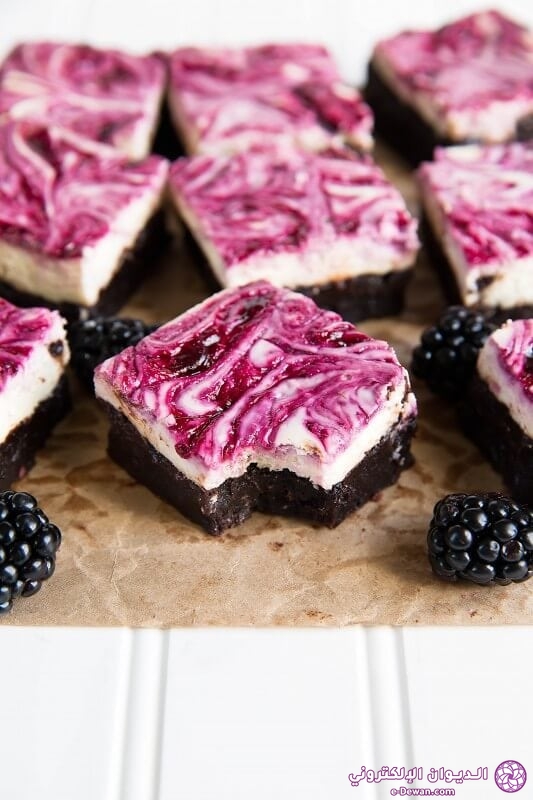 BlackBerry Cheesecake Brownies 5 533x800