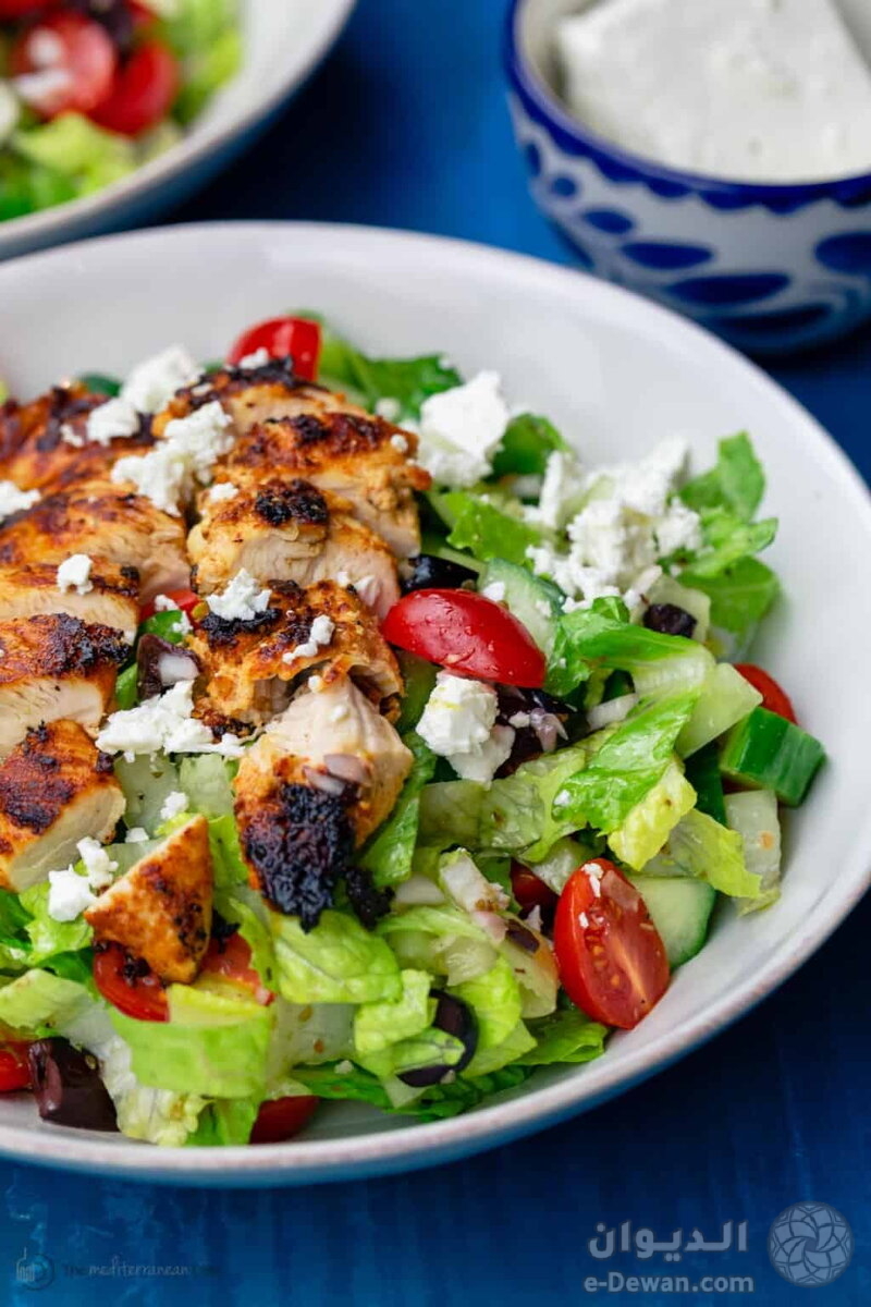 Greek chicken salad recipe 6 1024x1536