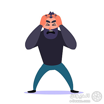 Pngtree man in cartoon depicts anxiety panic attack and mental health issues photo image 27082