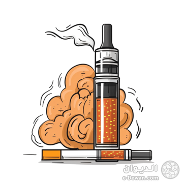 Pngtree e cigarettes concept cartoon style png image 12009571