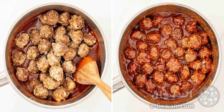 Bbq meatballs process shots 5 730x365