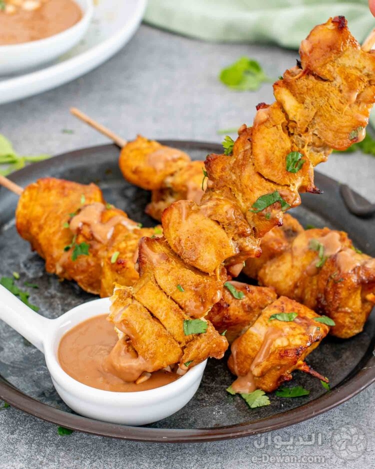 Chicken satay with peanut sauce 1 16 750x938