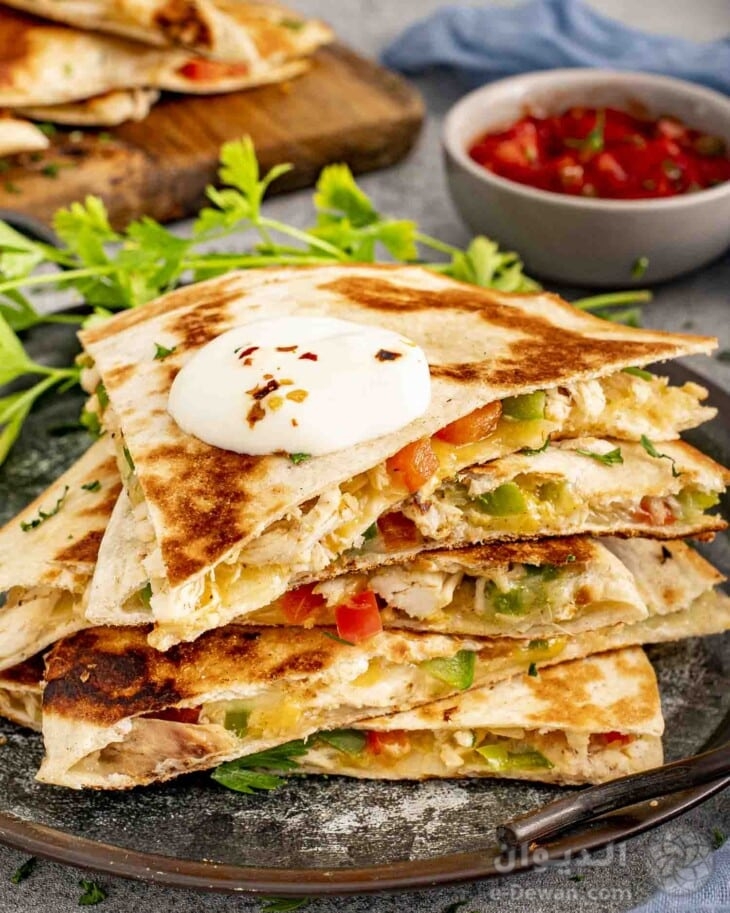 Chicken quesadillas 1 16 730x913