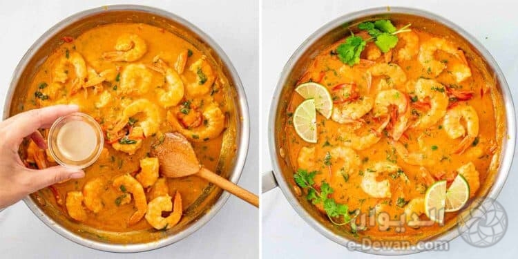 Thai coconut shrimp curry process shots 7 750x375